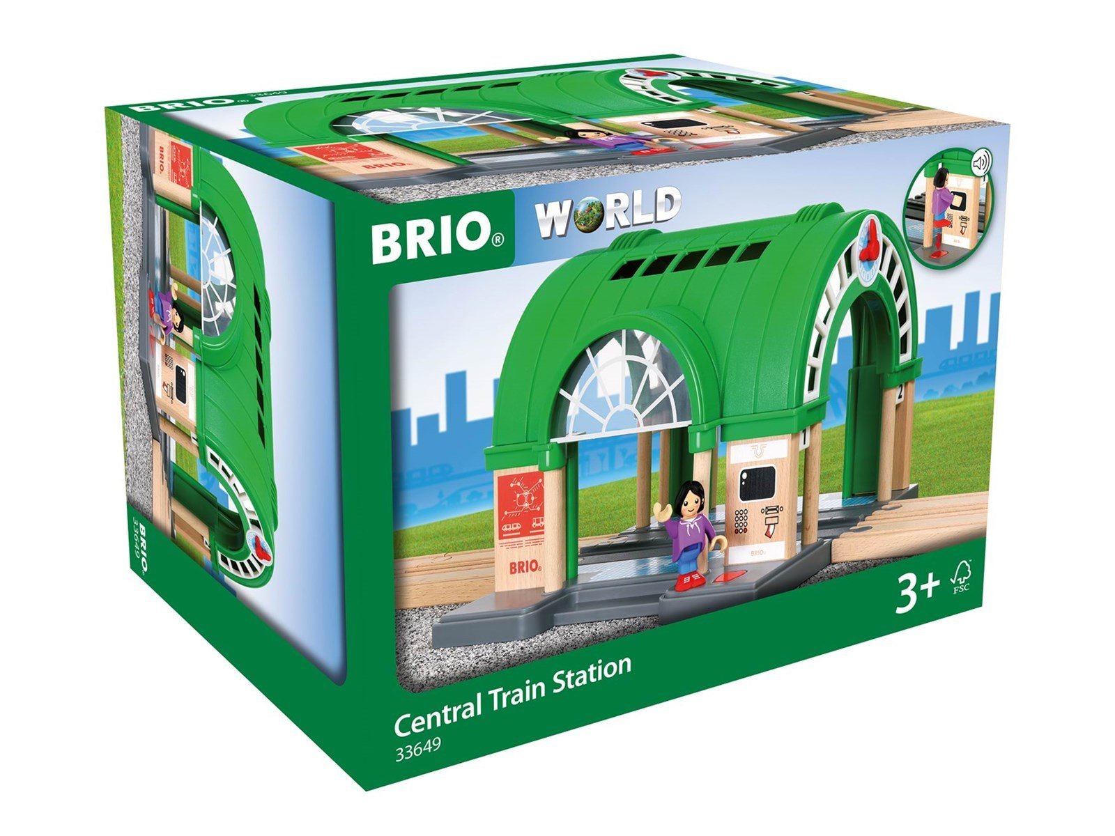Brio Neuer Hauptbahnhof mit Ticketautomat Brio Neuer Hauptbahnhof mit Ticketautomat